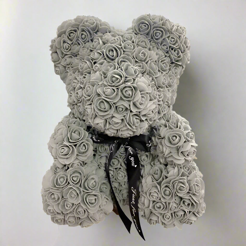 40cm red rose teddy bear with white heart inside clear display box
Handcrafted rose bear made from artificial foam roses
Romantic gift-ready rose bear in transparent packaging with red ribbon
Close-up of textured red and white foam roses on teddy bear
Elegant rose bear with heart-shaped center in deluxe gift box
Artificial rose teddy bear for Mother's Day, weddings, or anniversaries
Detailed shot of white heart roses on red floral teddy bear
Rose bear in clear gift box with red satin bow
Lux